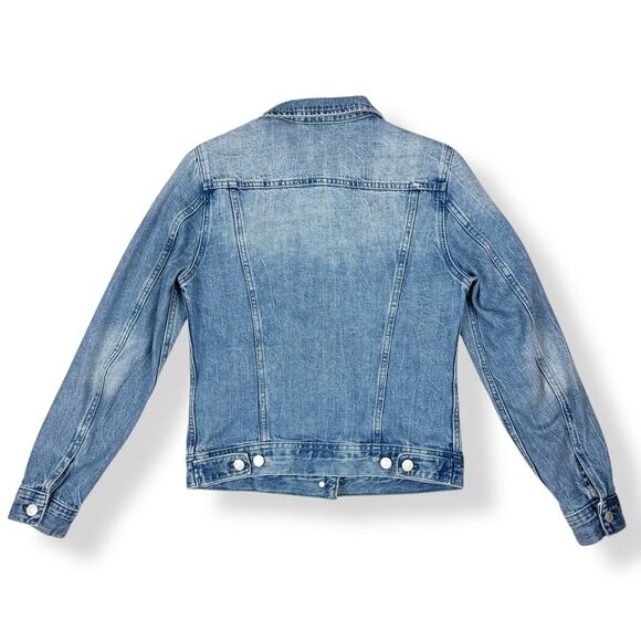 J. CREW light blue wash fitted denim jacket - Picture 10 of 16